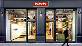 Miele izložbeni prostor | izložbeni uređaji | izlog | trgovina