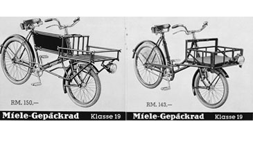 Miele Gepäck-Fahrräder